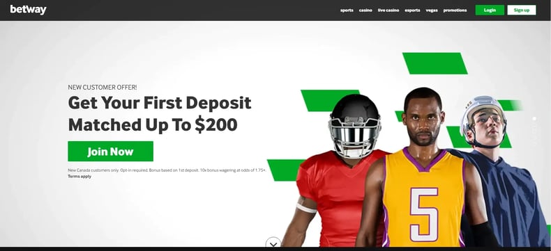 How to Deposit at Betway Casino Canada