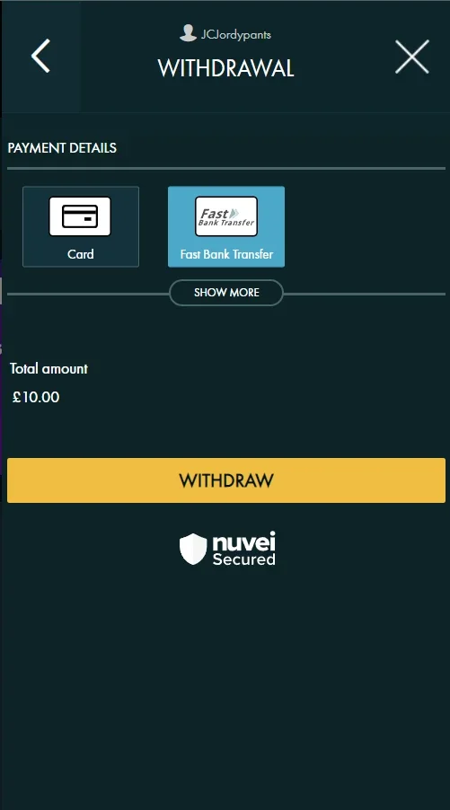 How to withdraw from Grosvenor Casino UK