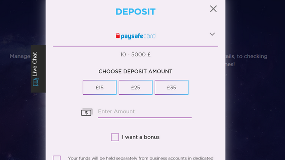 Paysafecard Casinos UK deposit