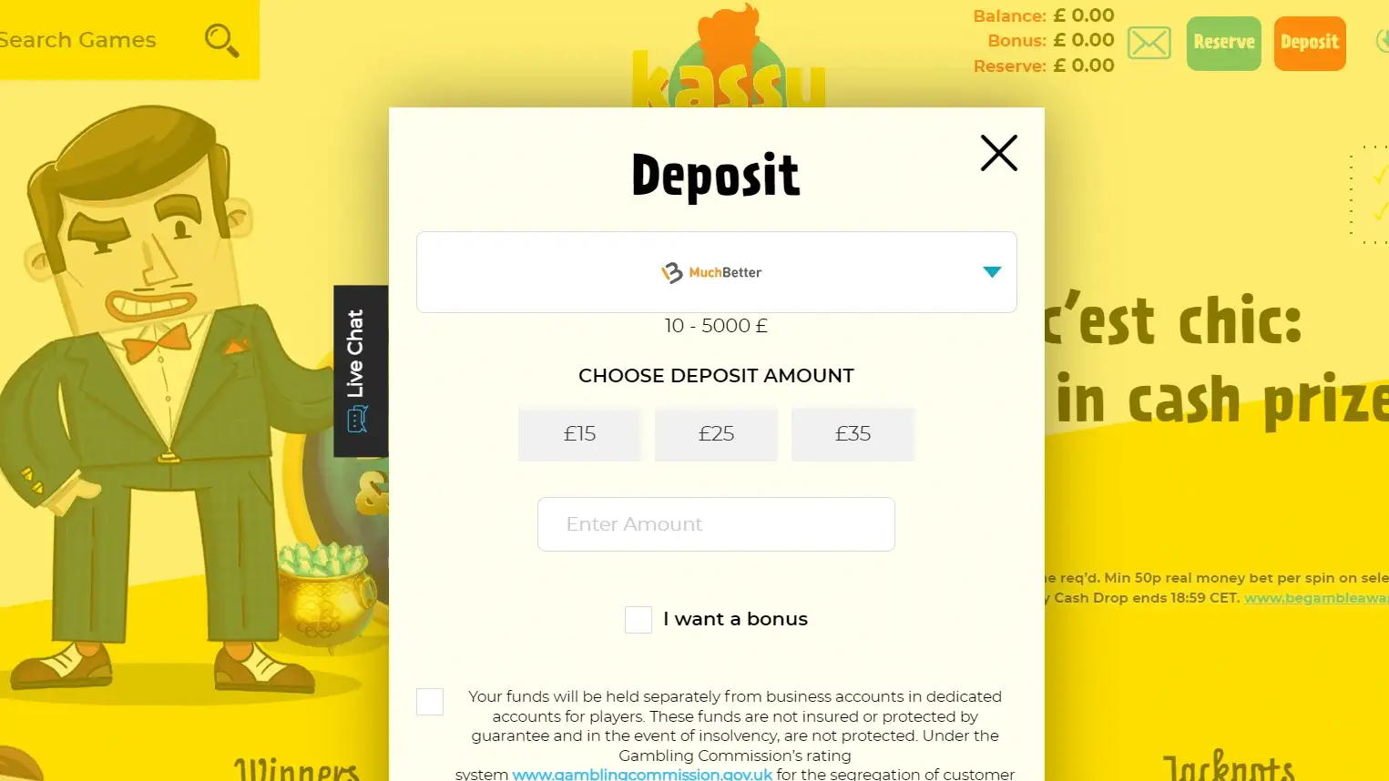 How to deposit with MuchBetter in Online Casinos UK