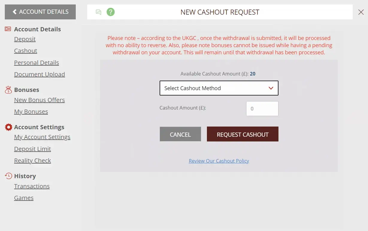 Magic Red Casino Withdrawal